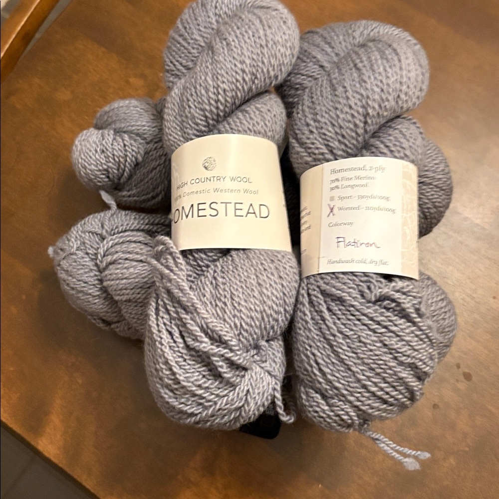 High Country Wool Homestead Yarn Skeins x4